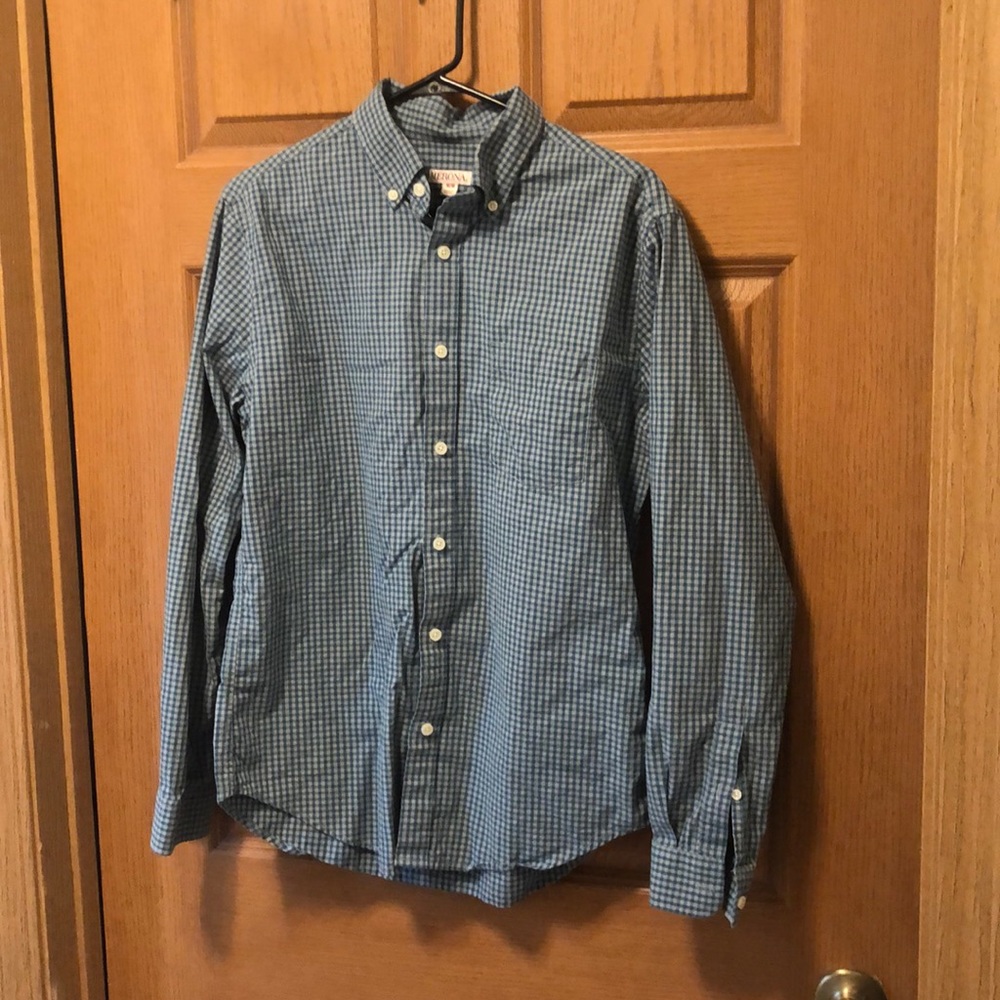 Merona button down Checkered